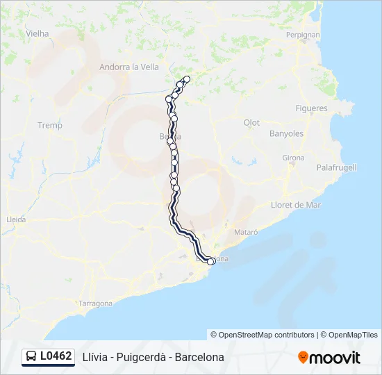 L0462 Bus Line Map
