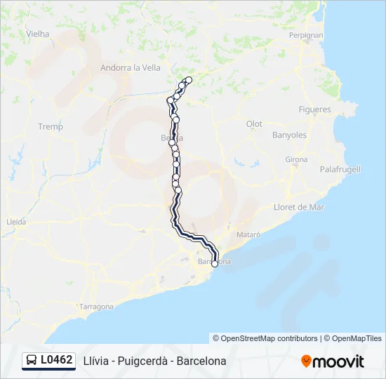 L0462 Bus Line Map