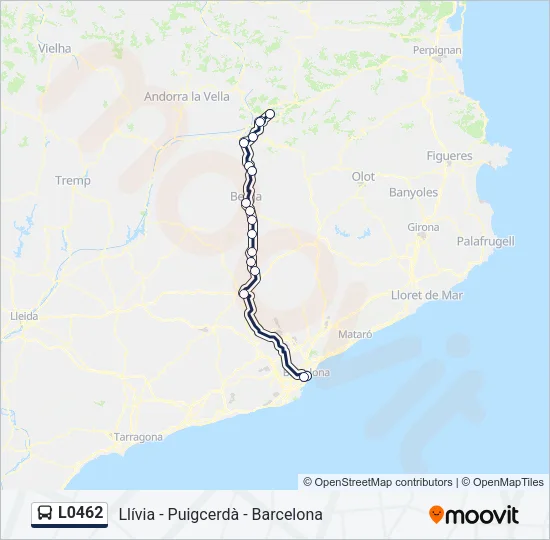 L0462 Bus Line Map
