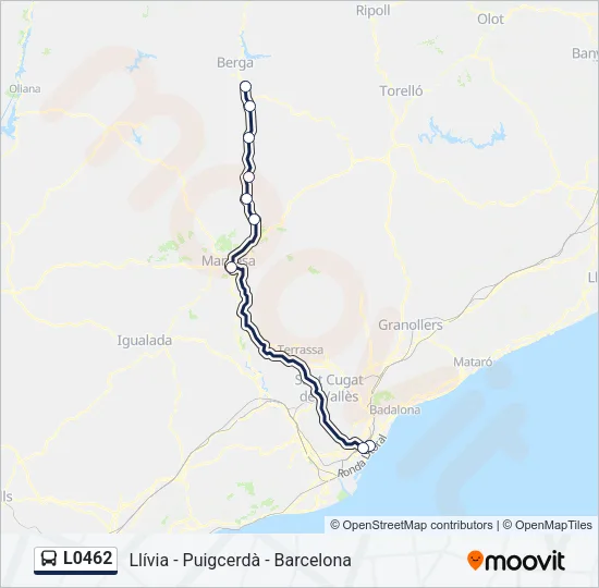 L0462 Bus Line Map