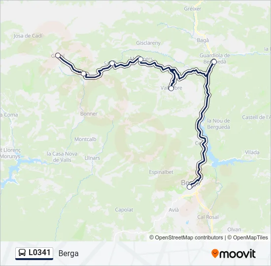 L0341 Bus Line Map