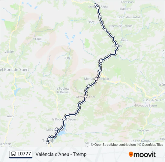 L0777 Bus Line Map