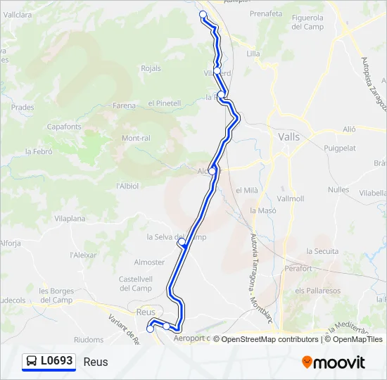 L0693 Bus Line Map