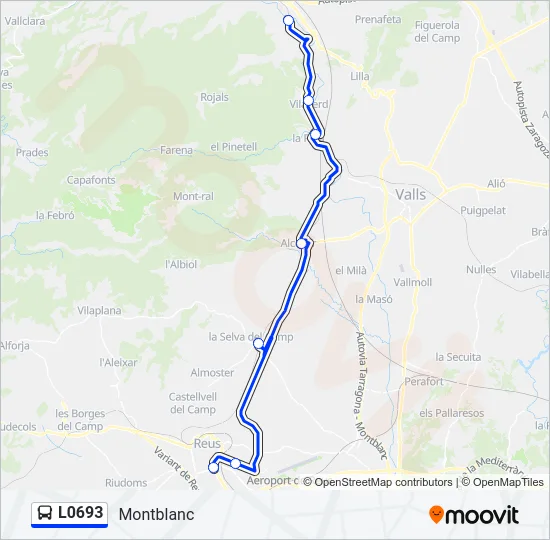 L0693 Bus Line Map