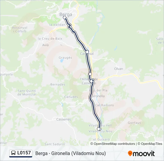 L0157 Bus Line Map