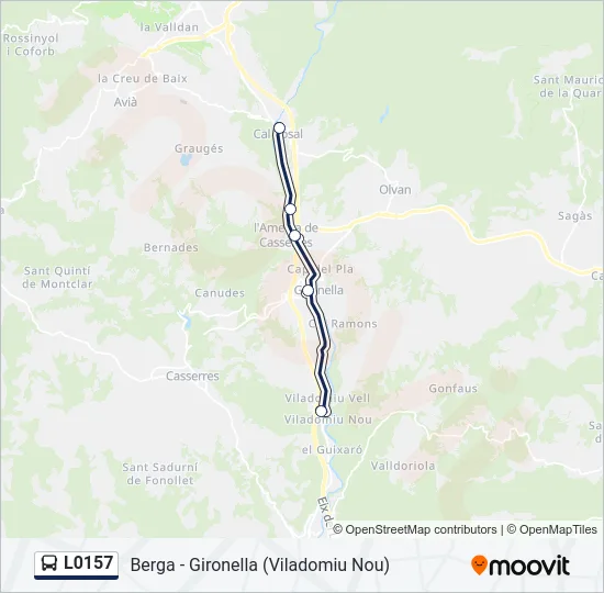 L0157 Bus Line Map