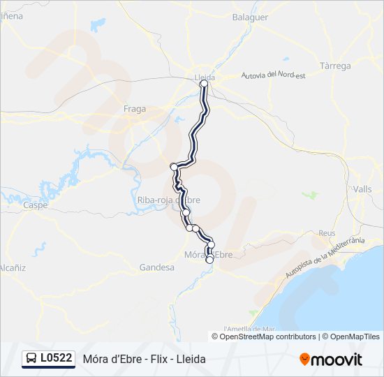 L0522 Bus Line Map