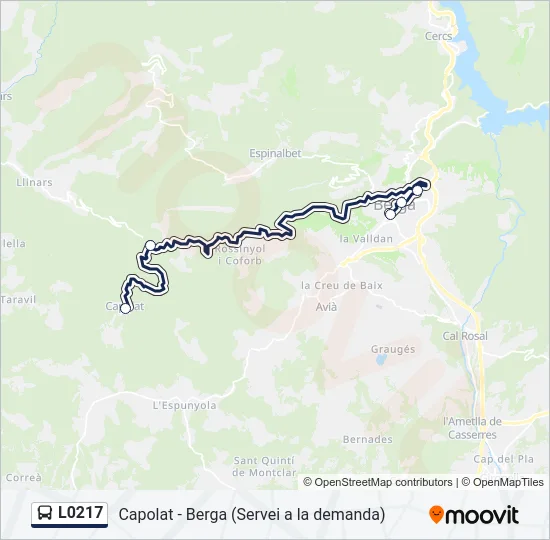 L0217 Bus Line Map