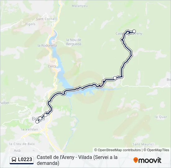 L0223 Bus Line Map