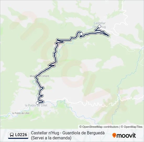 L0226 Bus Line Map