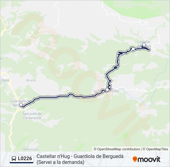 L0226 Bus Line Map
