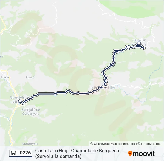 L0226 Bus Line Map