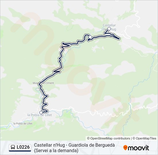 L0226 Bus Line Map