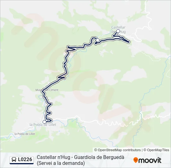 L0226 Bus Line Map