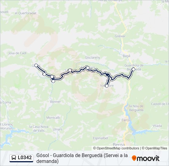 L0342 Bus Line Map