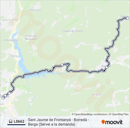 L0662 Bus Line Map