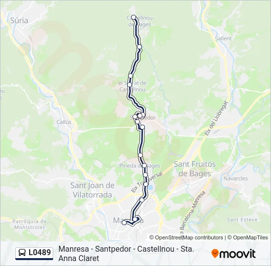 L0489 Bus Line Map