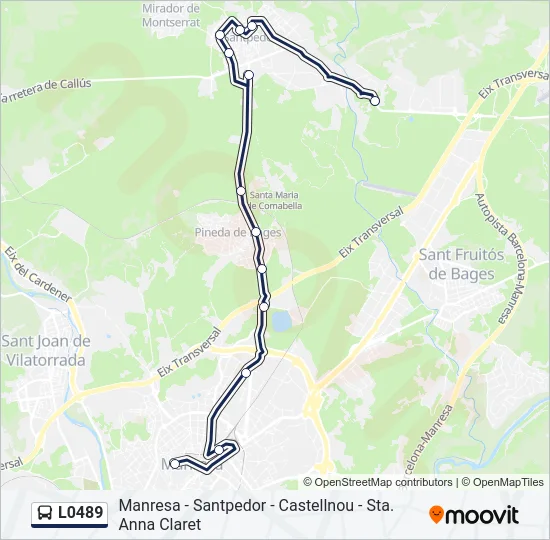 L0489 Bus Line Map