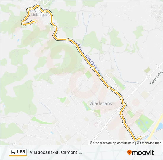 L88 Bus Line Map