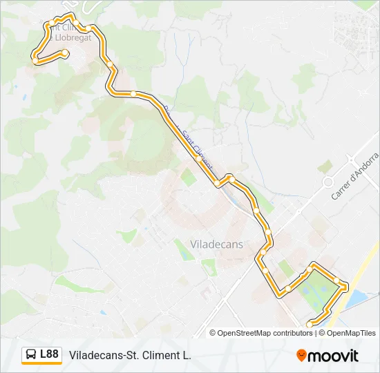 L88 Bus Line Map