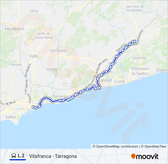 L.2 Bus Line Map