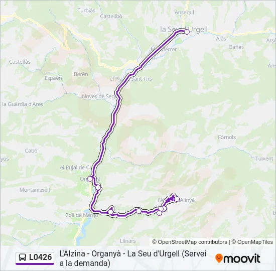 L0426 Bus Line Map