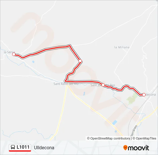 L1011 Bus Line Map