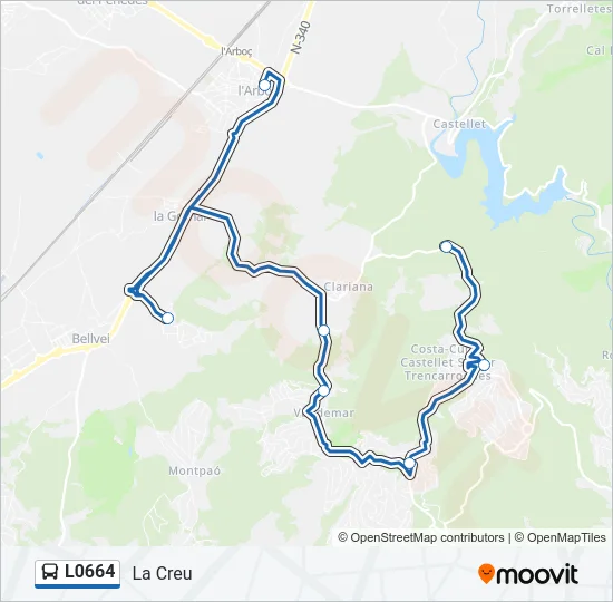 L0664  Line Map