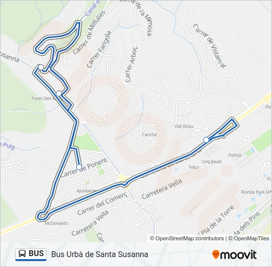 BUS Line Map