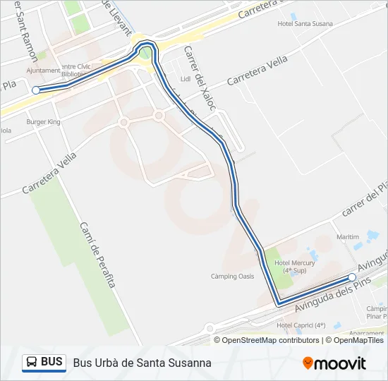 BUS Line Map
