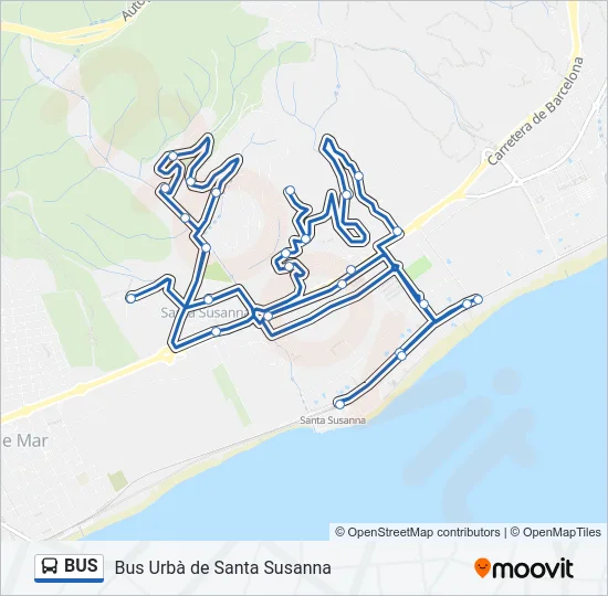 BUS Line Map