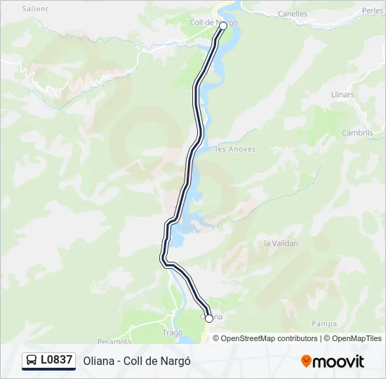 L0837 Bus Line Map