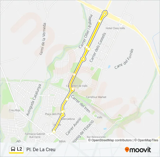 L2 Bus Line Map
