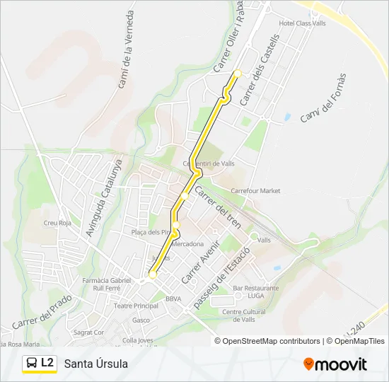 L2 Bus Line Map