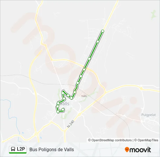 L2P Bus Line Map