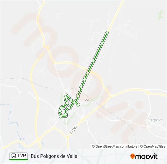 L2P Bus Line Map