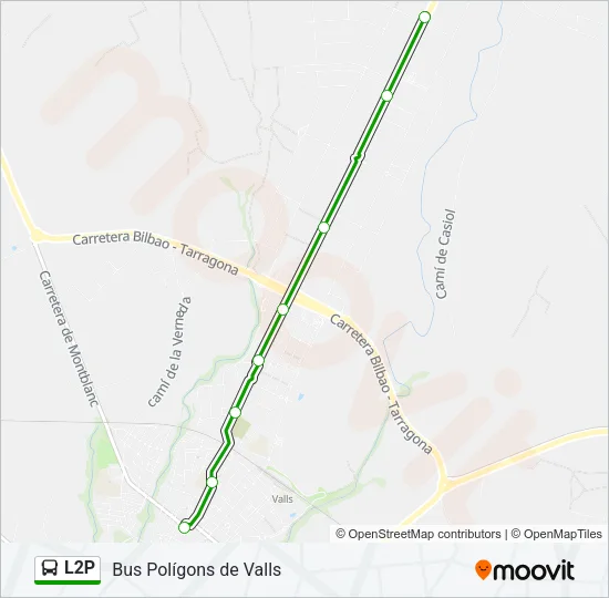 L2P Bus Line Map