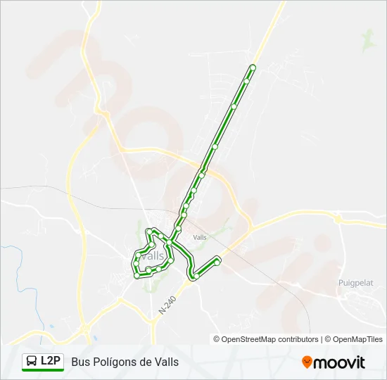 L2P Bus Line Map