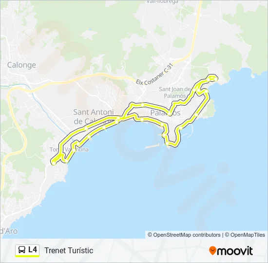 L4 Bus Line Map