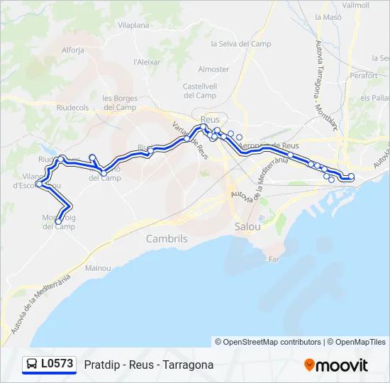 L0573 Bus Line Map
