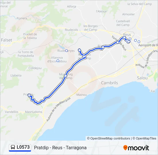 L0573 Bus Line Map
