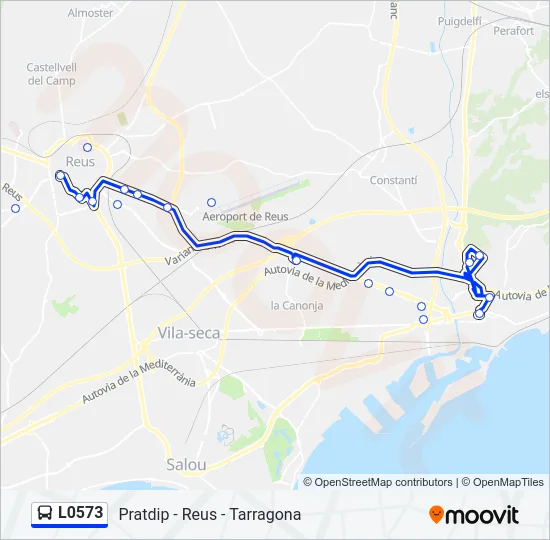 L0573 Bus Line Map