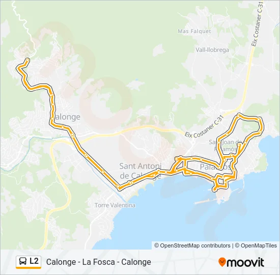L2 Bus Line Map