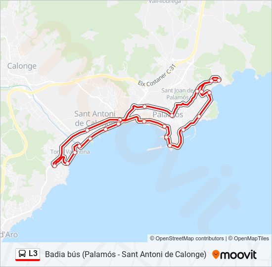 L3 Bus Line Map
