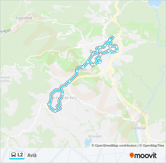 L2 Bus Line Map