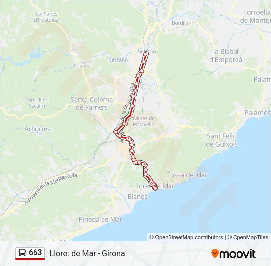 663  Line Map