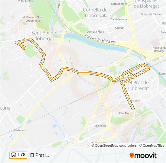 L78 Bus Line Map