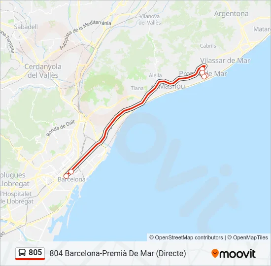 805  Line Map