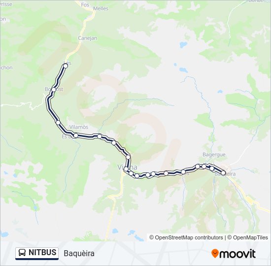 NITBUS Bus Line Map