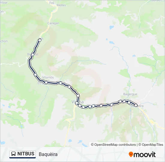 NITBUS Bus Line Map
